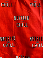 Netflix & Chill Butt Flap Short Sleeve Romper