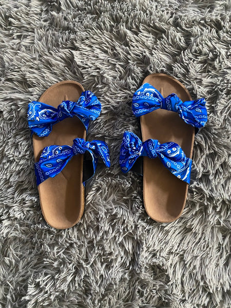 Bandana flip flops on sale
